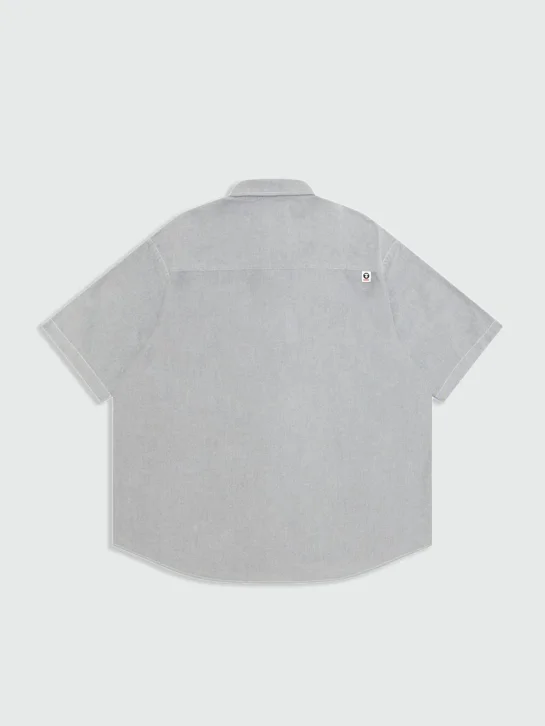 AAPE Áo Sơmi Ngắn Tay Nam - AAPENOW moonface short sleeve shirt