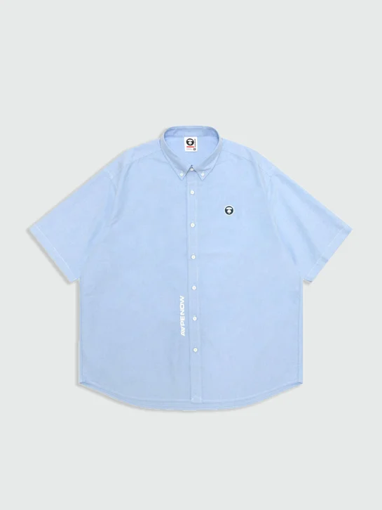 AAPE Áo Sơmi Ngắn Tay Nam - AAPENOW moonface short sleeve shirt
