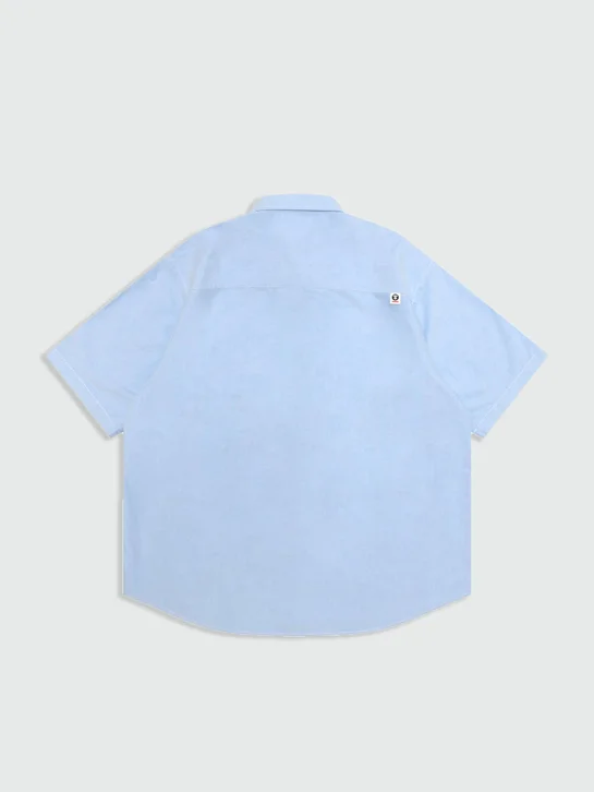 AAPE Áo Sơmi Ngắn Tay Nam - AAPENOW moonface short sleeve shirt