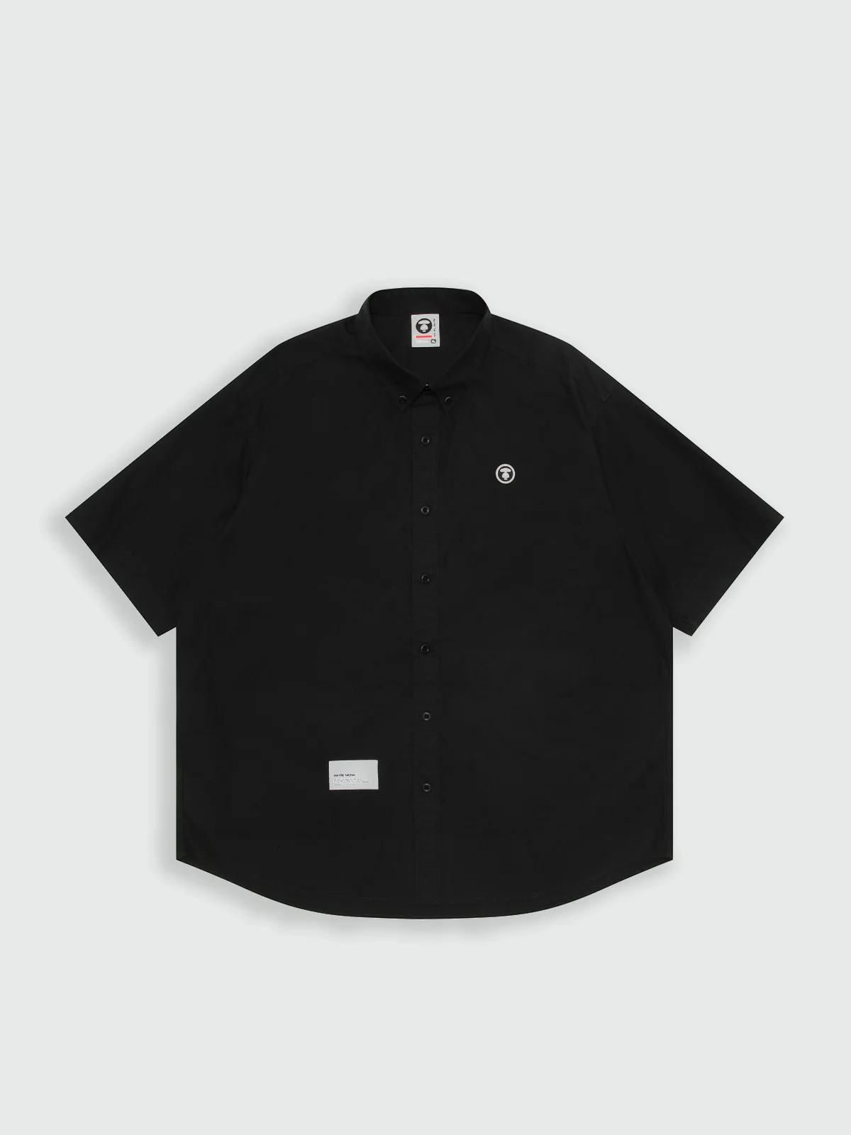 AAPE Áo Sơmi Ngắn Tay Nam - AAPENOW moonface short sleeve shirt