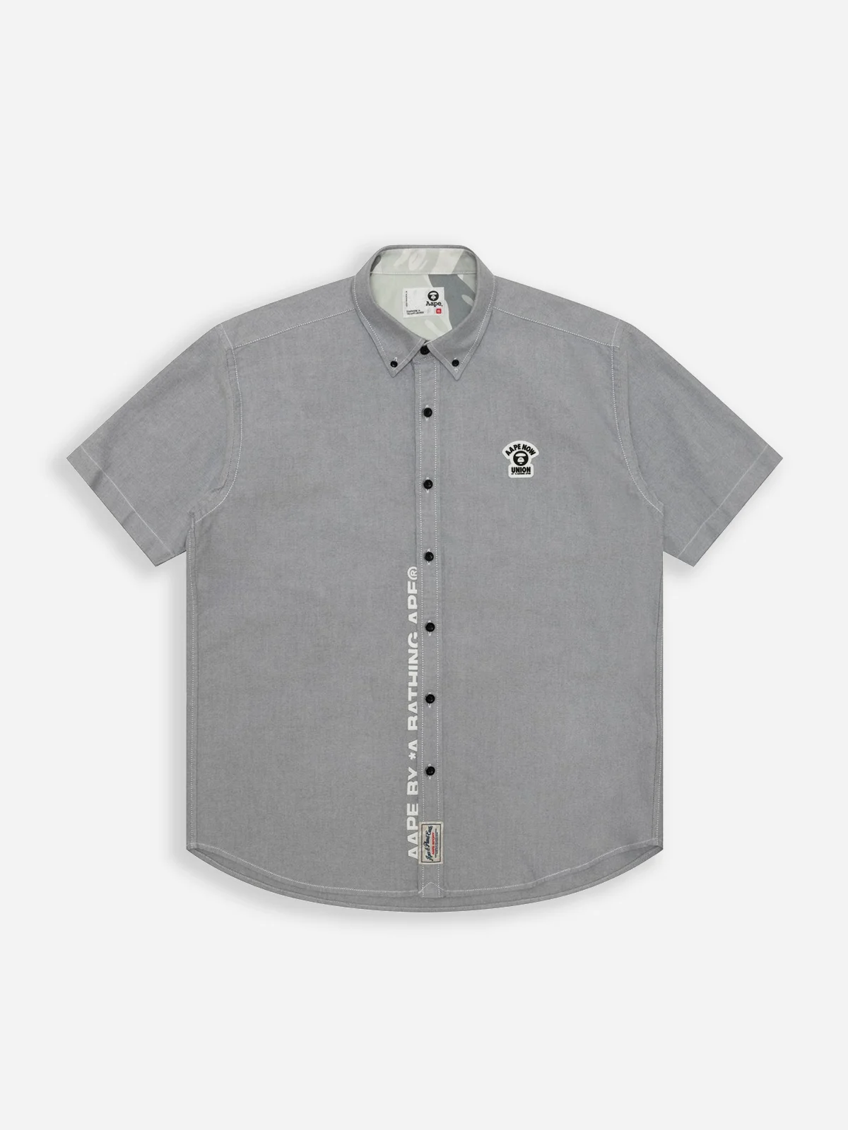 AAPE Áo Sơmi Ngắn Tay Nam - AAPENOW moonface short sleeve shirt