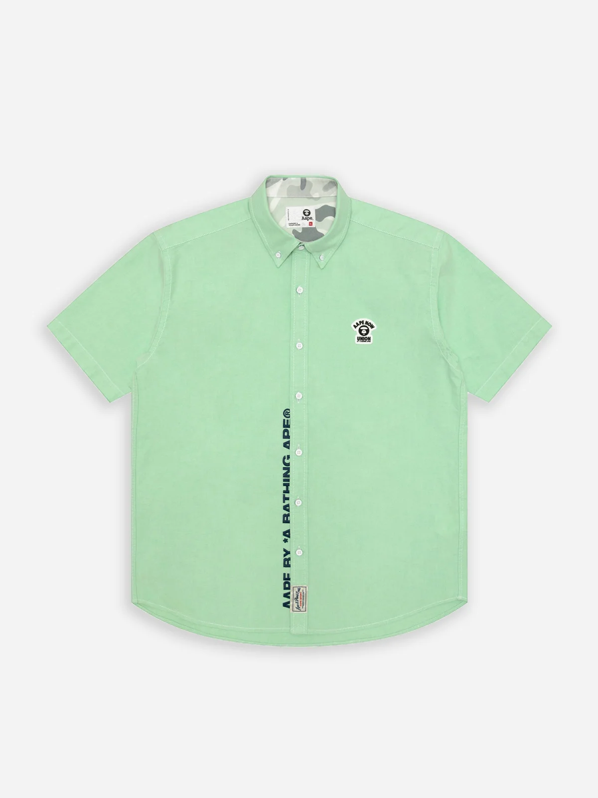 AAPE Áo Sơmi Ngắn Tay Nam - AAPENOW moonface short sleeve shirt