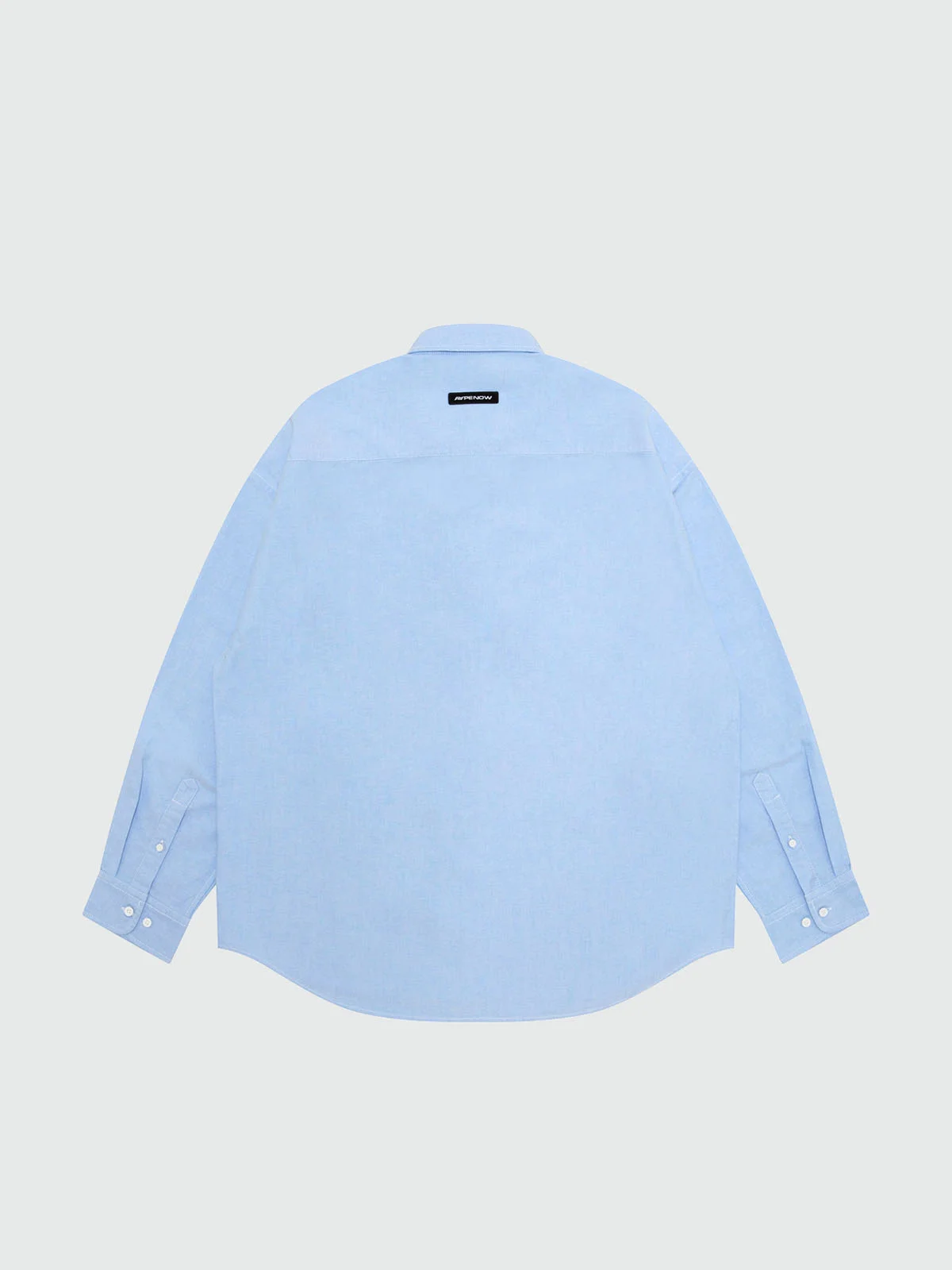 AAPE Áo Sơmi Dài Tay Nam - AAPENOW moonface logo long sleeve shirt