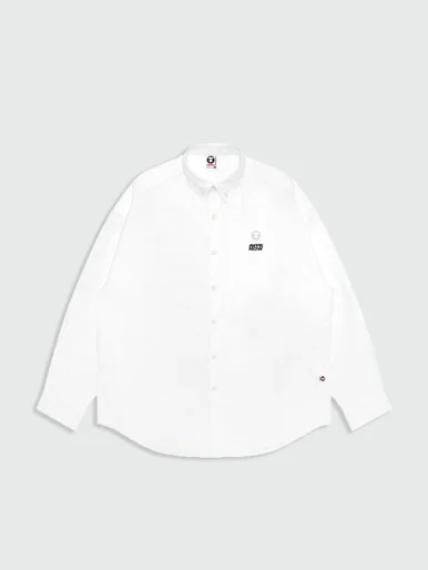 AAPE Áo Sơmi Dài Tay Nam - AAPENOW moonface logo long sleeve shirt