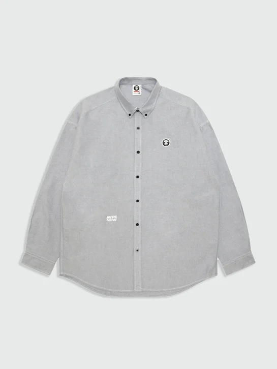 AAPE Áo Sơmi Dài Tay Nam - AAPENOW moonface long sleeve shirt