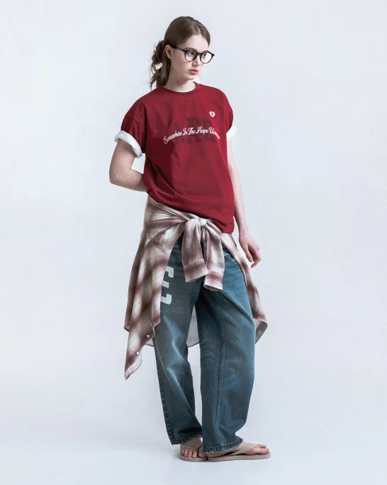 AAPE Áo Sơmi Dài Tay Nam - AAPESPORT checkered long sleeve shirt