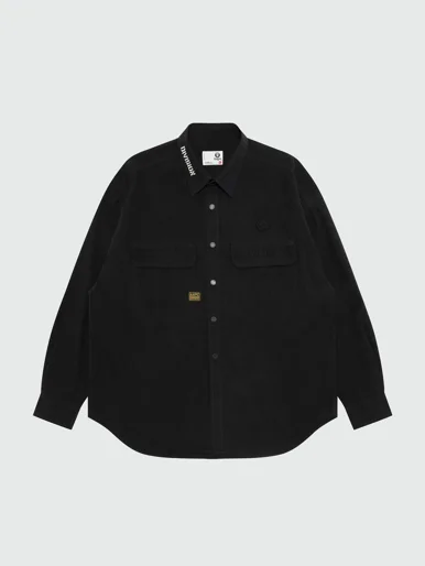 AAPE Áo Sơmi Dài Tay Nam - AAPEUNVS moonface long sleeve shirt