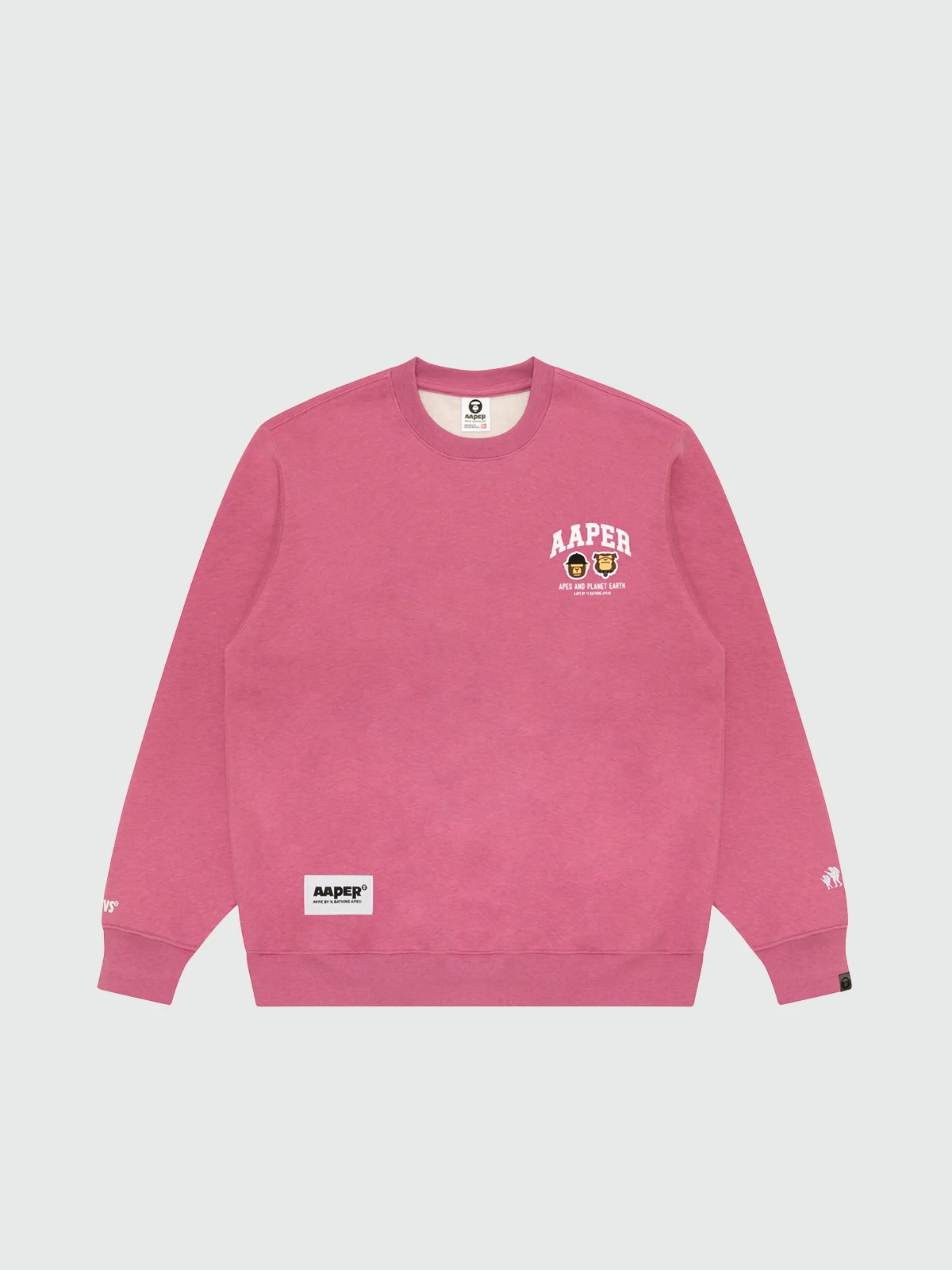 AAPE Áo Sweater Nam - AAPER crew neck sweatshirt