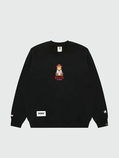 AAPE Áo Sweater Nam - AAPER crew neck sweatshirt