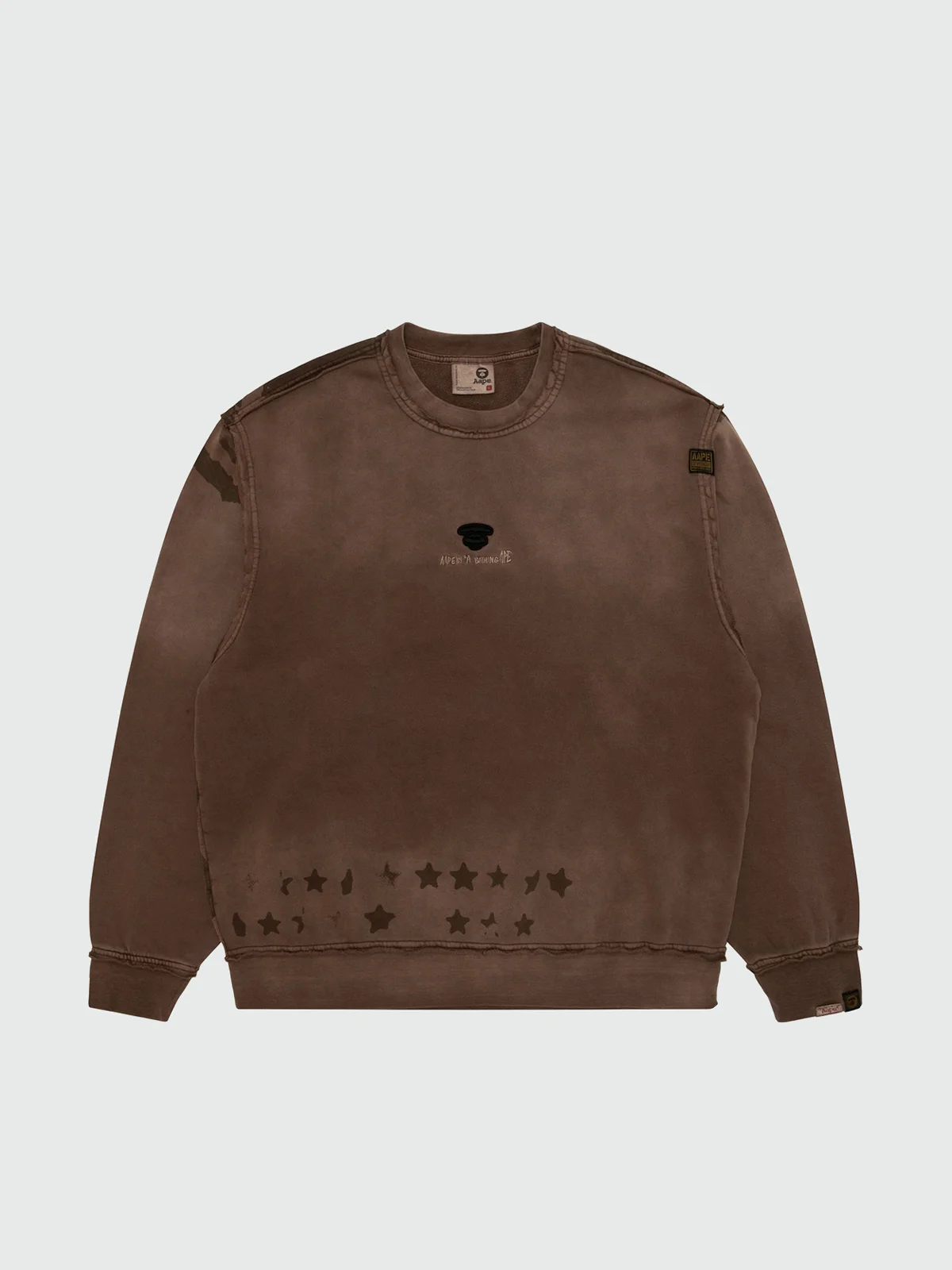 AAPE Áo Sweater Nam - AAPEUNVS graphic sweatshirt