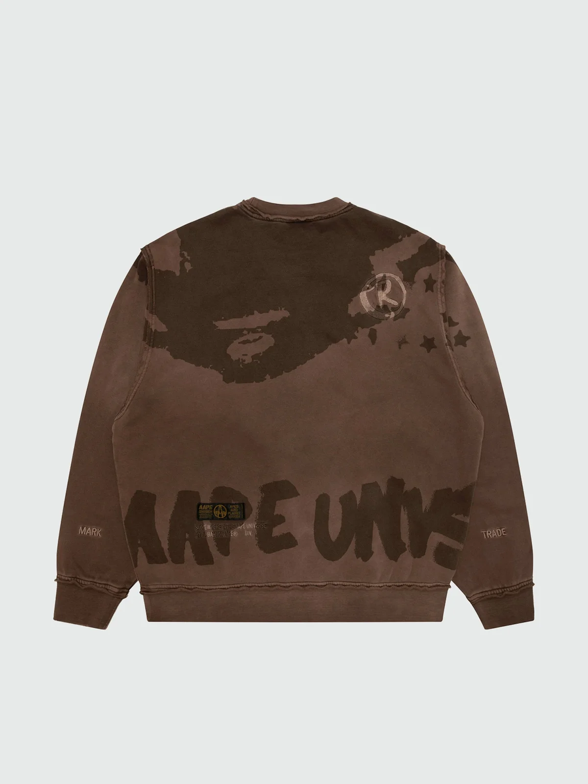 AAPE Áo Sweater Nam - AAPEUNVS graphic sweatshirt