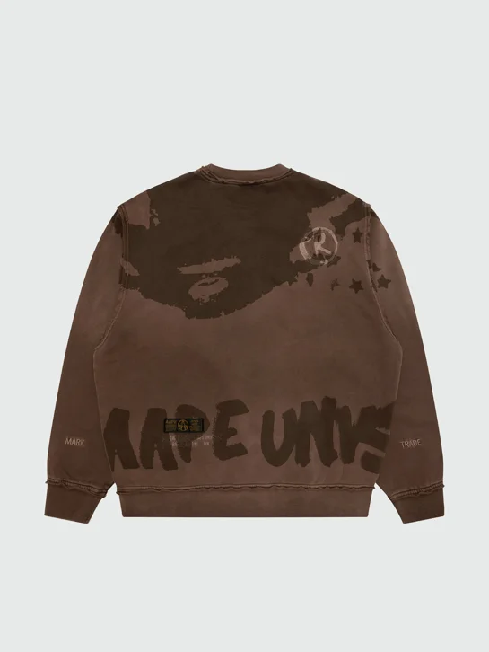 AAPE Áo Sweater Nam - AAPEUNVS graphic sweatshirt