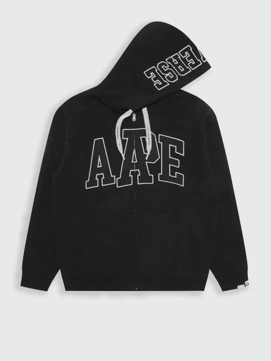AAPE Áo Sweater Có Khóa Kéo Nam - AAPEUNVS camo zip-up hoodie
