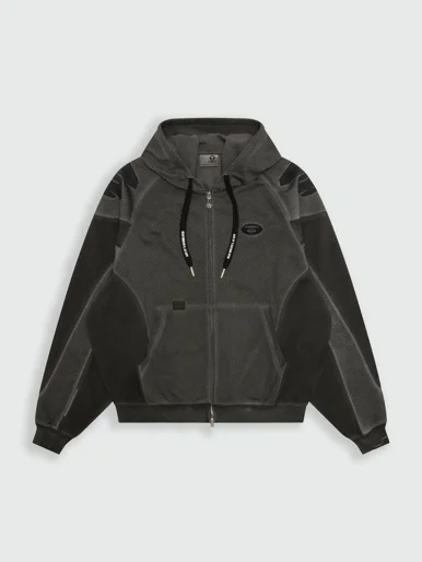 AAPE Áo Sweater Có Khóa Kéo Nam - Moonface zip-up hoodie