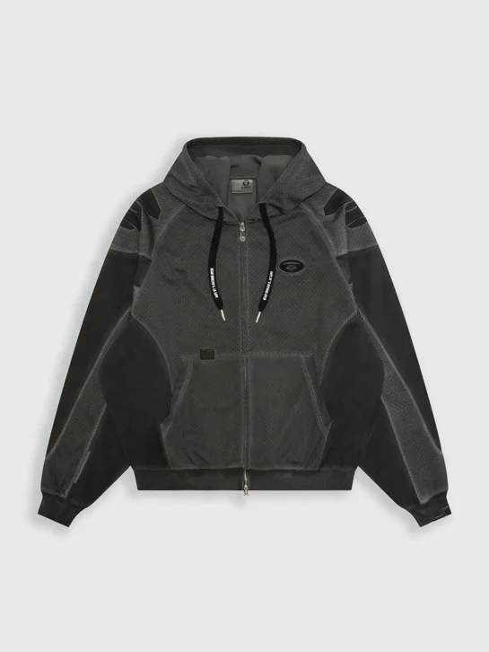 AAPE Áo Sweater Có Khóa Kéo Nam - Moonface zip-up hoodie