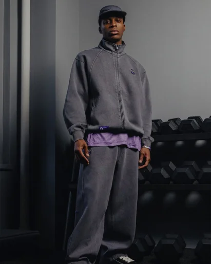 AAPE Áo Sweater Có Khóa Kéo Nam - AAPEUNION zip-up sweater