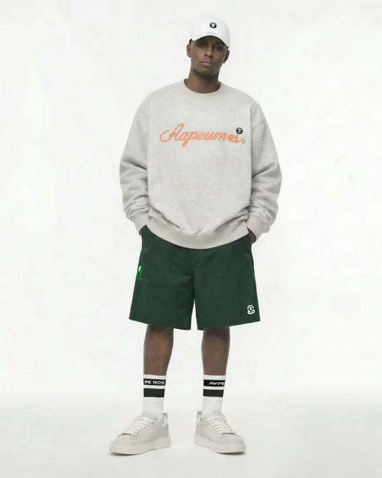 AAPE Áo Sweater Nam - AAPEUNION crew neck sweatshirt