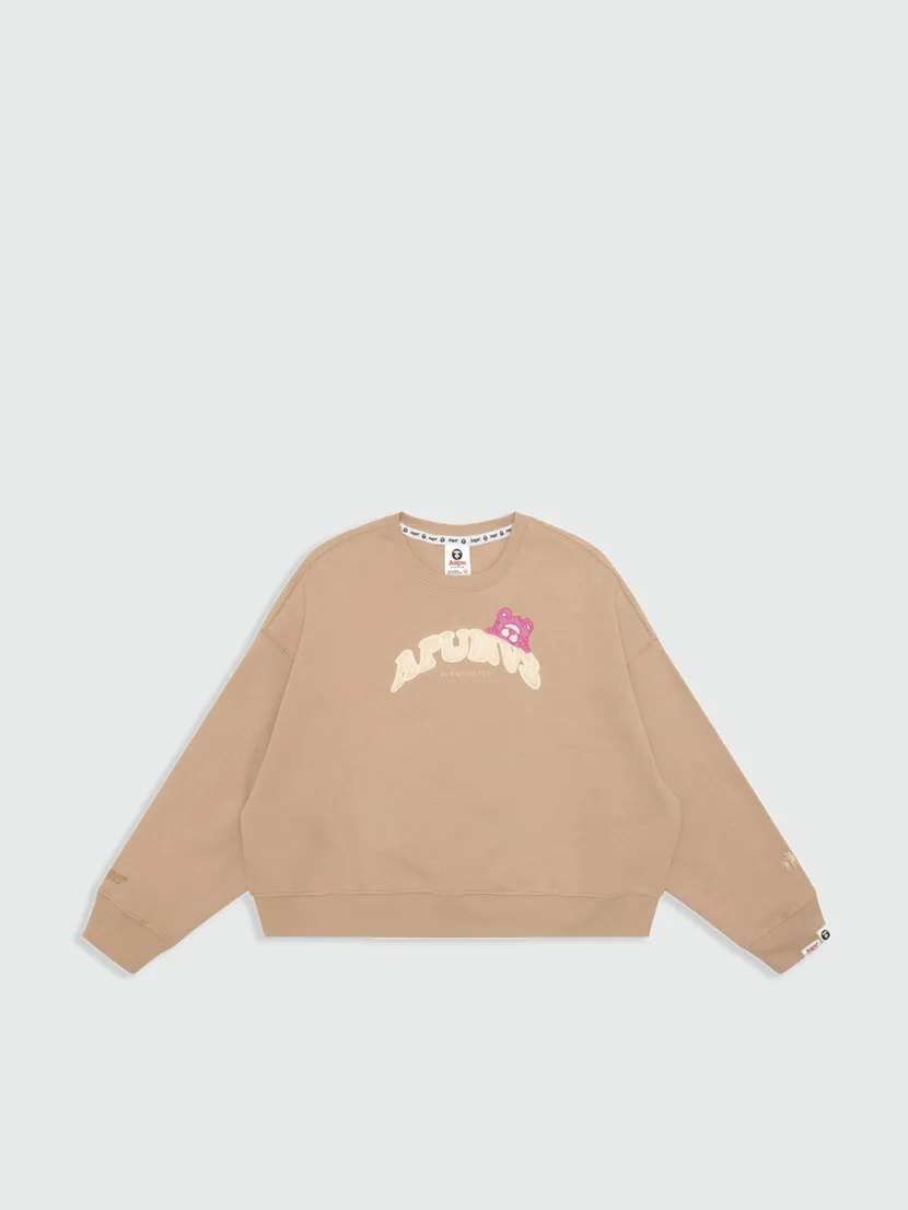 AAPE Áo Sweater Nữ - AAPEUNVS logo crew neck sweatshirt