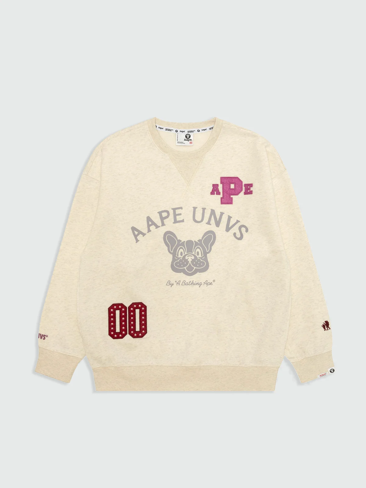 AAPE Áo Sweater Nữ - AAPEUNVS graphic crew neck sweatshirt