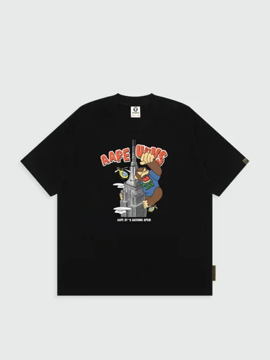 AAPE Áo Thun Ngắn Tay Nam - AAPER graphic tee