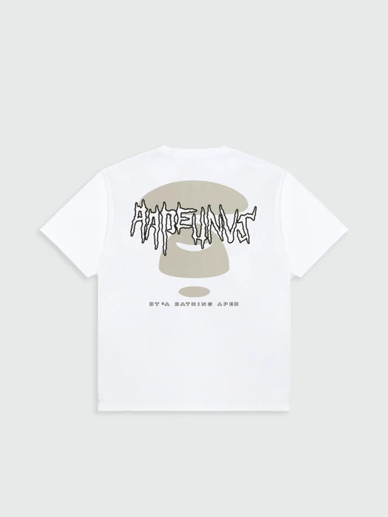 AAPE Áo Thun Ngắn Tay Nam - AAPEUNVS moonface tee