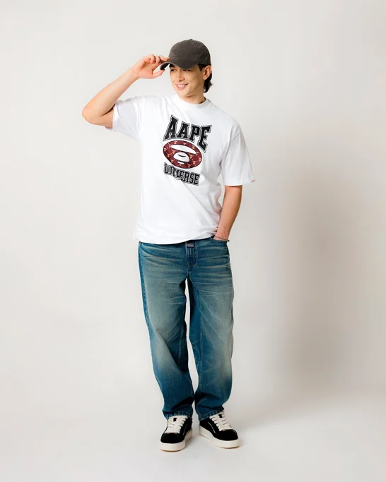 AAPE Áo Thun Ngắn Tay Nam - AAPEUNVS graphic tee