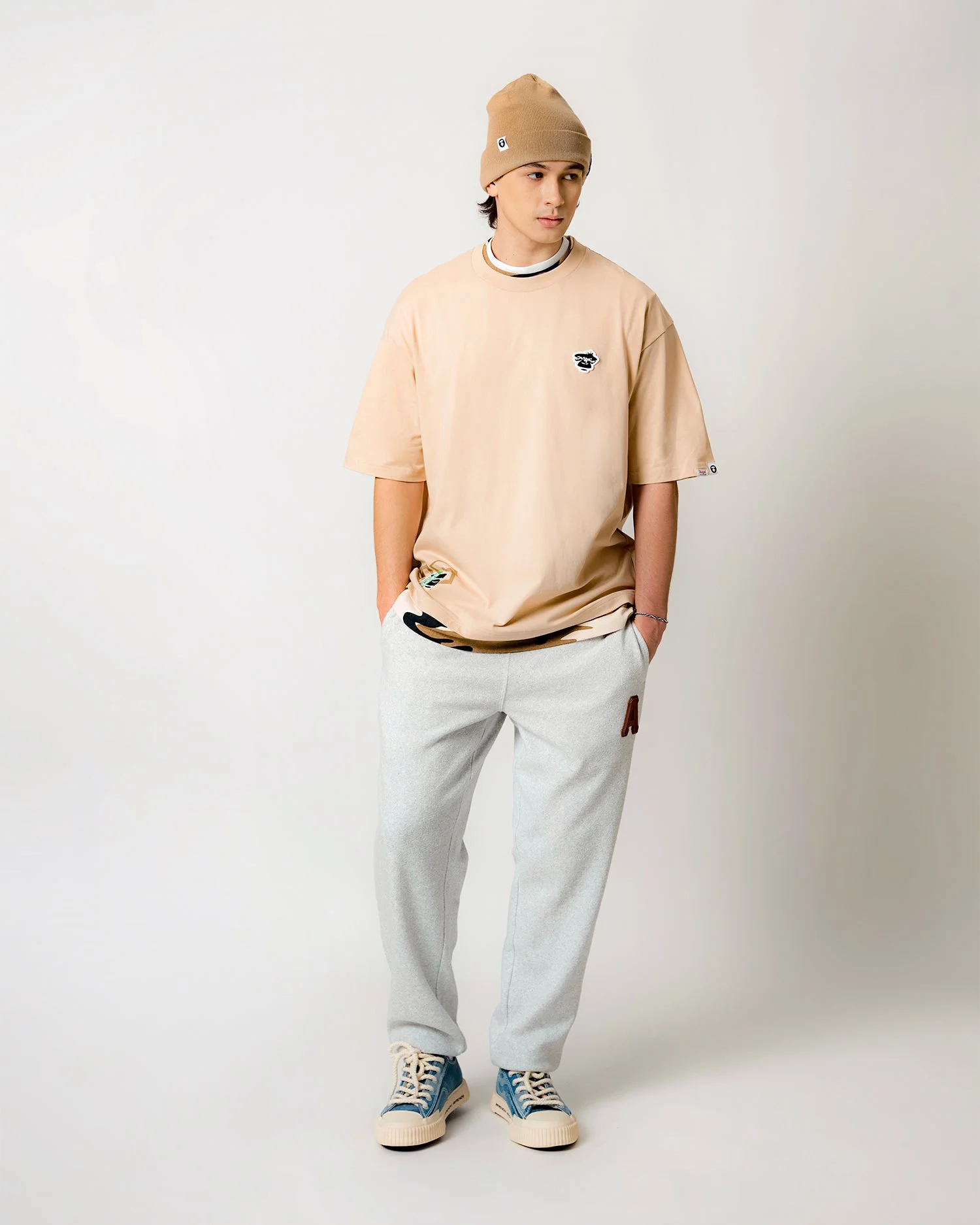 AAPE Áo Thun Ngắn Tay Nam - AAPEUNVS graphic tee