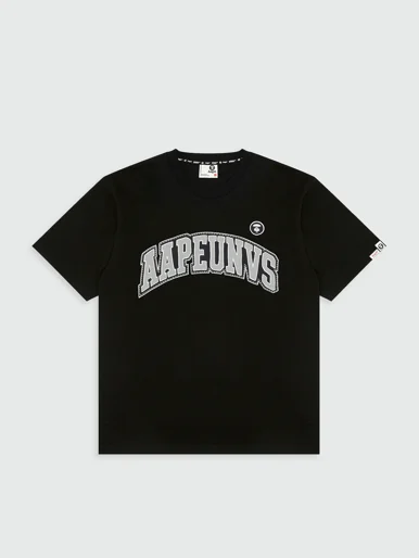 AAPE Áo Thun Ngắn Tay Nam - AAPEUNVS moonface graphic tee
