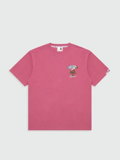 AAPE Áo Thun Ngắn Tay Nam - AAPEUNVS moonface graphic tee