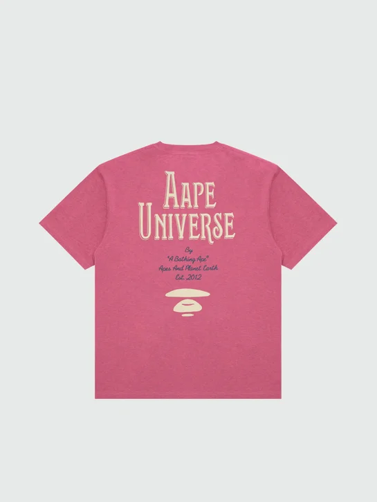 AAPE Áo Thun Ngắn Tay Nam - AAPEUNVS moonface graphic tee