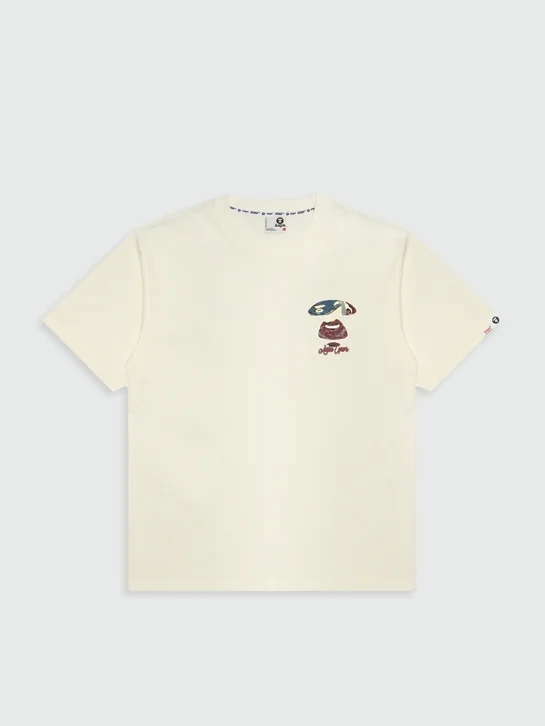 AAPE Áo Thun Ngắn Tay Nam - AAPEUNVS moonface graphic tee