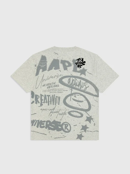 AAPE Áo Thun Ngắn Tay Nam - AAPEUNVS graphic tee