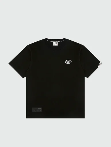 AAPE Áo Thun Ngắn Tay Nam - AAPEUNVS moonface logo tee