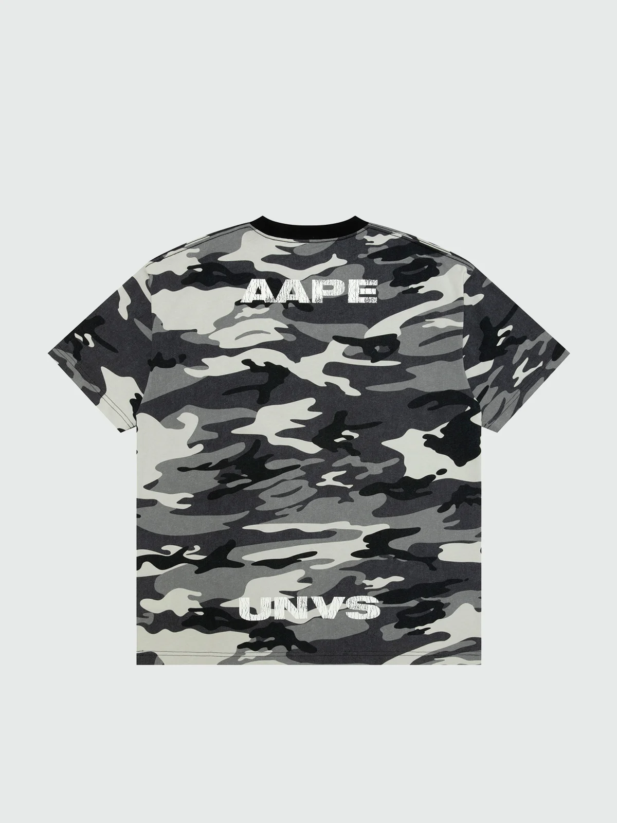 AAPE Áo Thun Ngắn Tay Nam - AAPEUNVS moonface camo tee