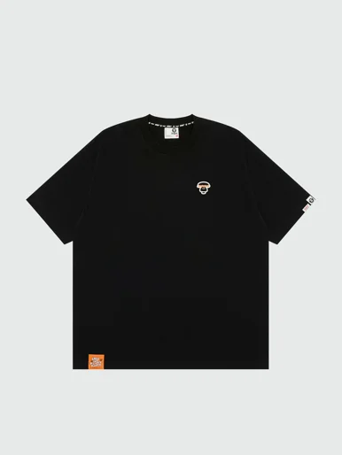 AAPE Áo Thun Ngắn Tay Nam - Moonface logo tee