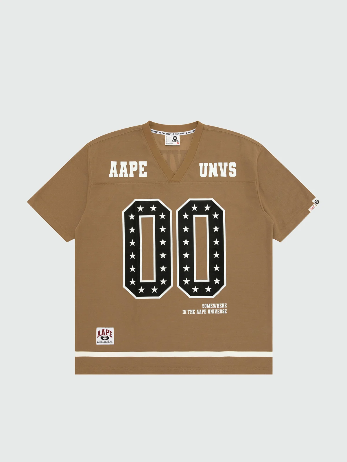AAPE Áo Thun Ngắn Tay Nam - AAPEUNVS cotton football jersey