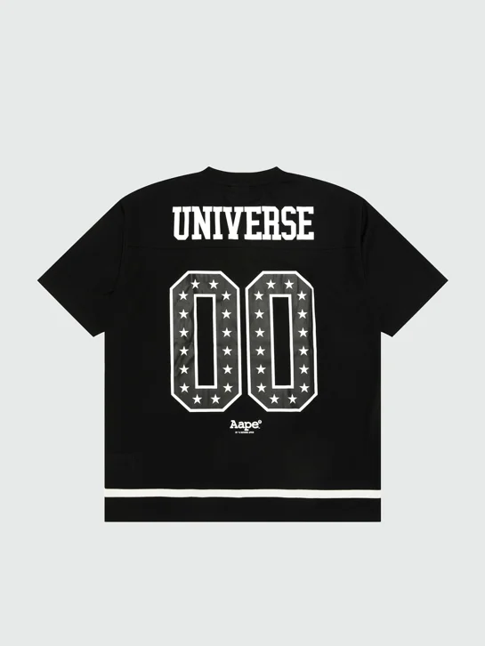 AAPE Áo Thun Ngắn Tay Nam - AAPEUNVS cotton football jersey