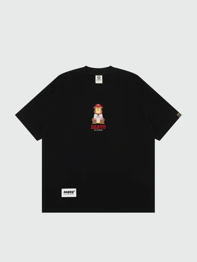 AAPE Áo Thun Ngắn Tay Nam - AAPER graphic tee
