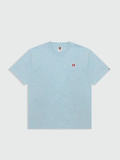 AAPE Áo Thun Ngắn Tay Nam - AAPENOW heart moonface tee
