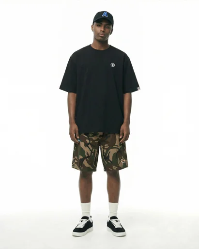AAPE Áo Thun Ngắn Tay Nam - AAPENOW moonface tee