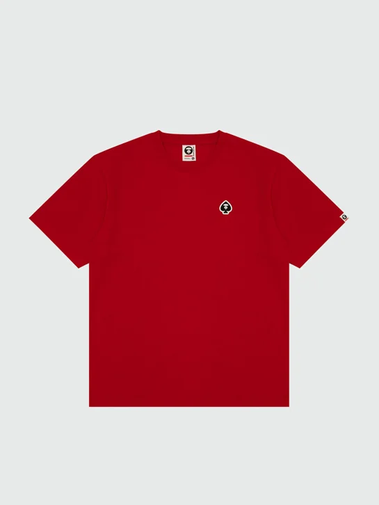 AAPE Áo Thun Ngắn Tay Nam - AAPENOW spades moonface tee