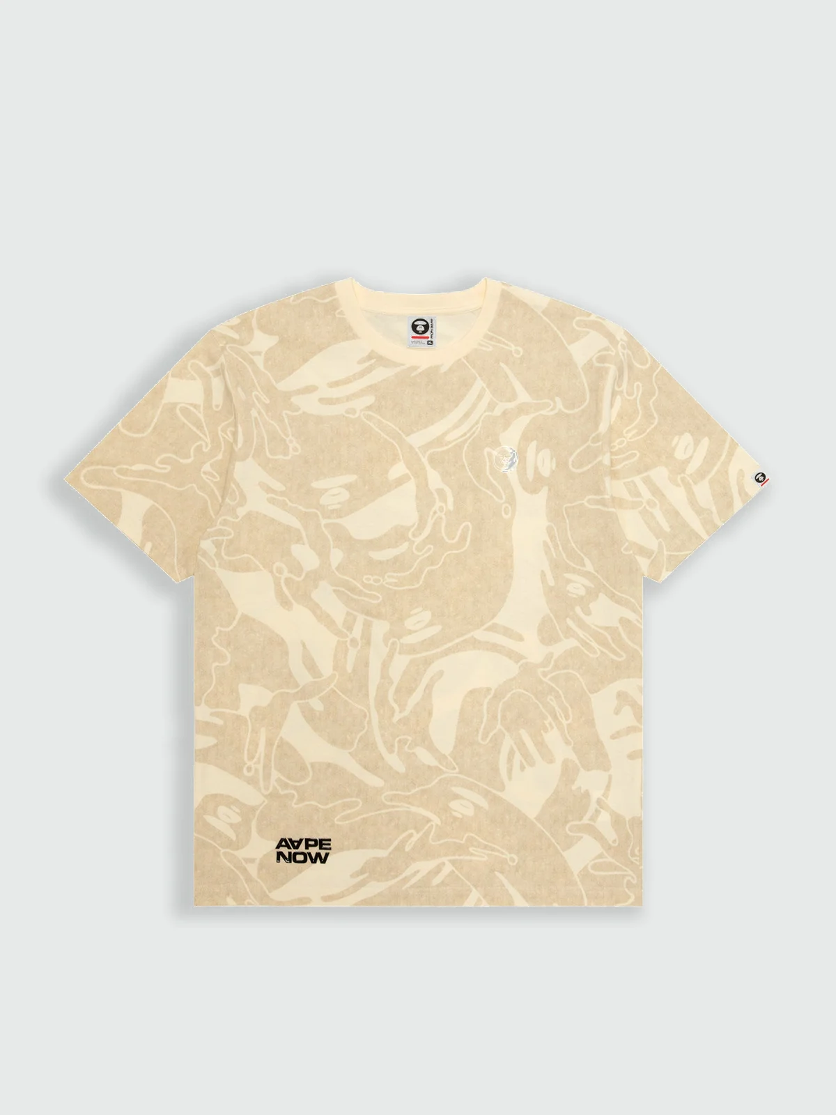 AAPE Áo Thun Ngắn Tay Nam - AAPENOW camo tee
