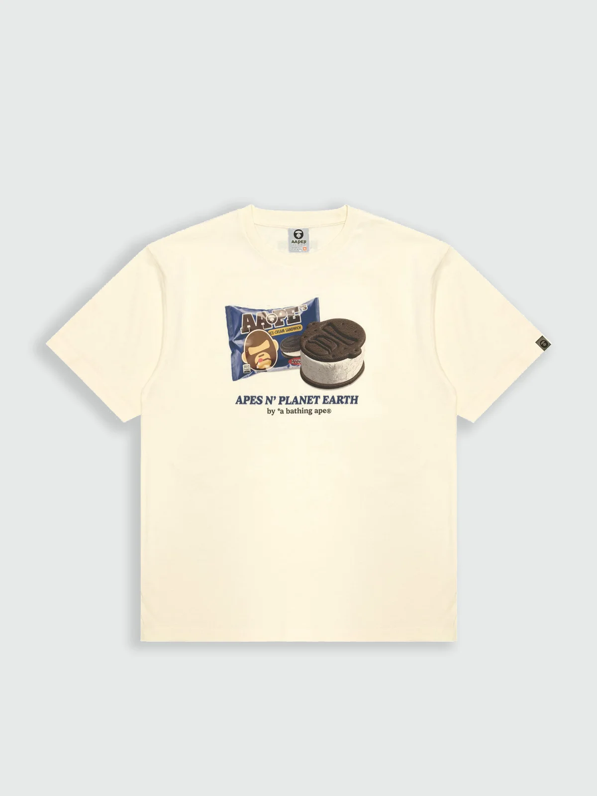 AAPE Áo Thun Ngắn Tay Nam - AAPER graphic tee