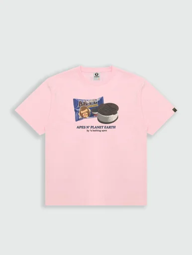 AAPE Áo Thun Ngắn Tay Nam - AAPER graphic tee