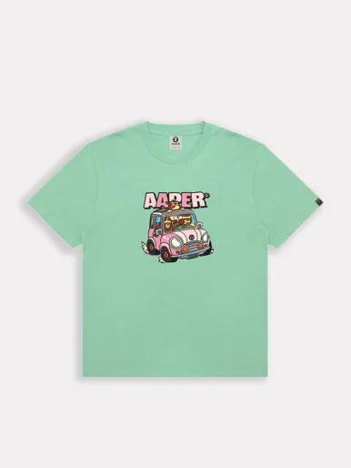 AAPE Áo Thun Ngắn Tay Nam - AAPER graphic tee