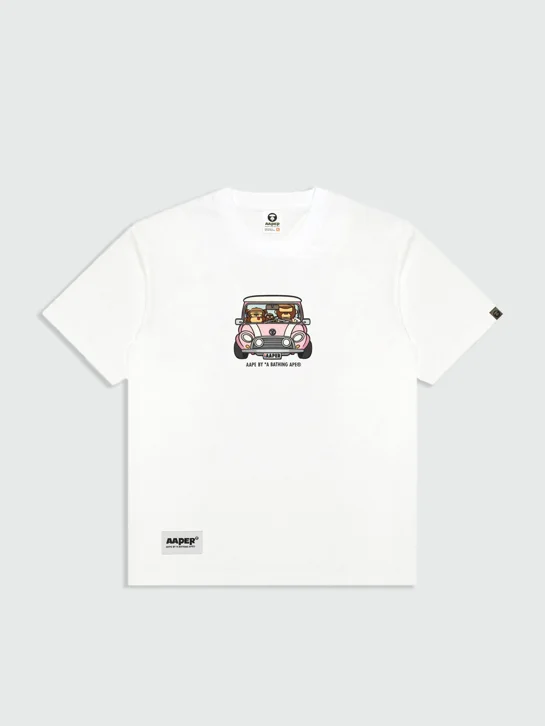 AAPE Áo Thun Ngắn Tay Nam - AAPER graphic tee