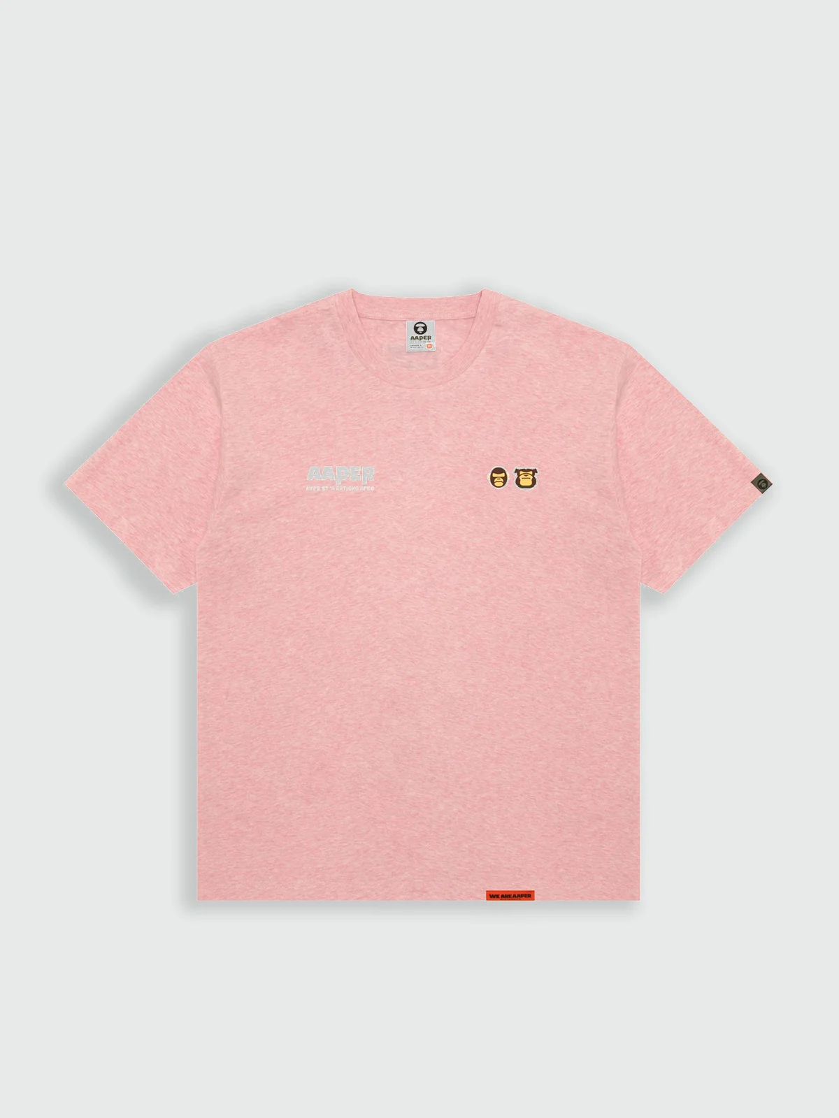 AAPE Áo Thun Ngắn Tay Nam - AAPER logo tee