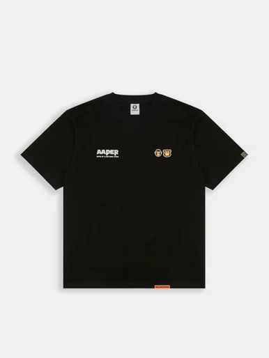 AAPE Áo Thun Ngắn Tay Nam - AAPER logo tee