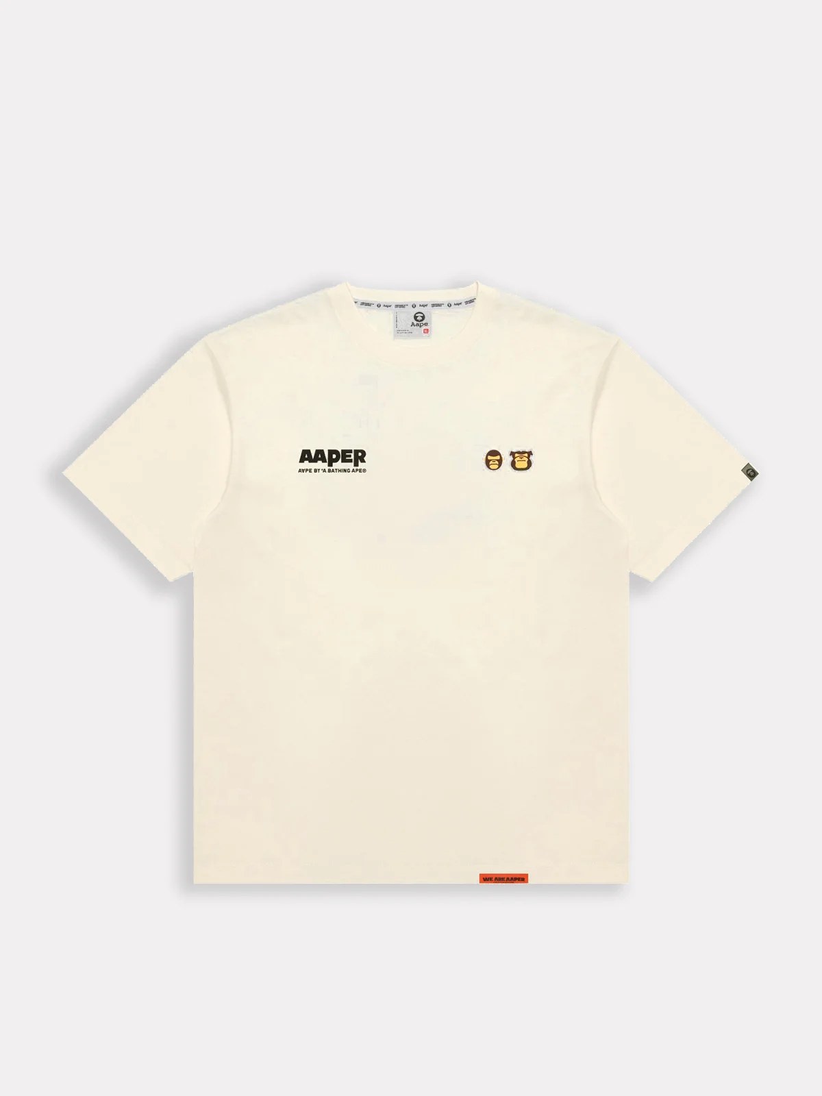 AAPE Áo Thun Ngắn Tay Nam - AAPER logo tee