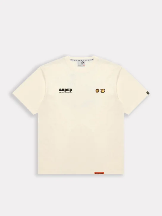 AAPE Áo Thun Ngắn Tay Nam - AAPER logo tee